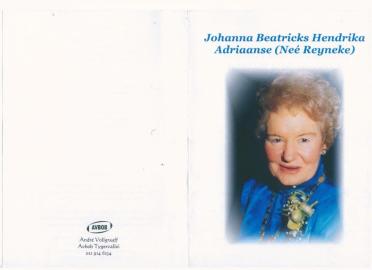 ADRIAANSE-Surnames-Vanne