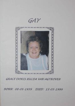 AGTHOVEN-VAN-Surnames-Vanne