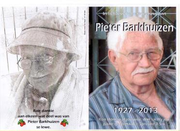 BARKHUIZEN-Pieter-Ernest-Nn-Pieter-1927-2013-M-1