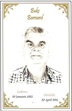 BARNARD-Dawid-Christoffel-Nn-Buks-1932-2011-M