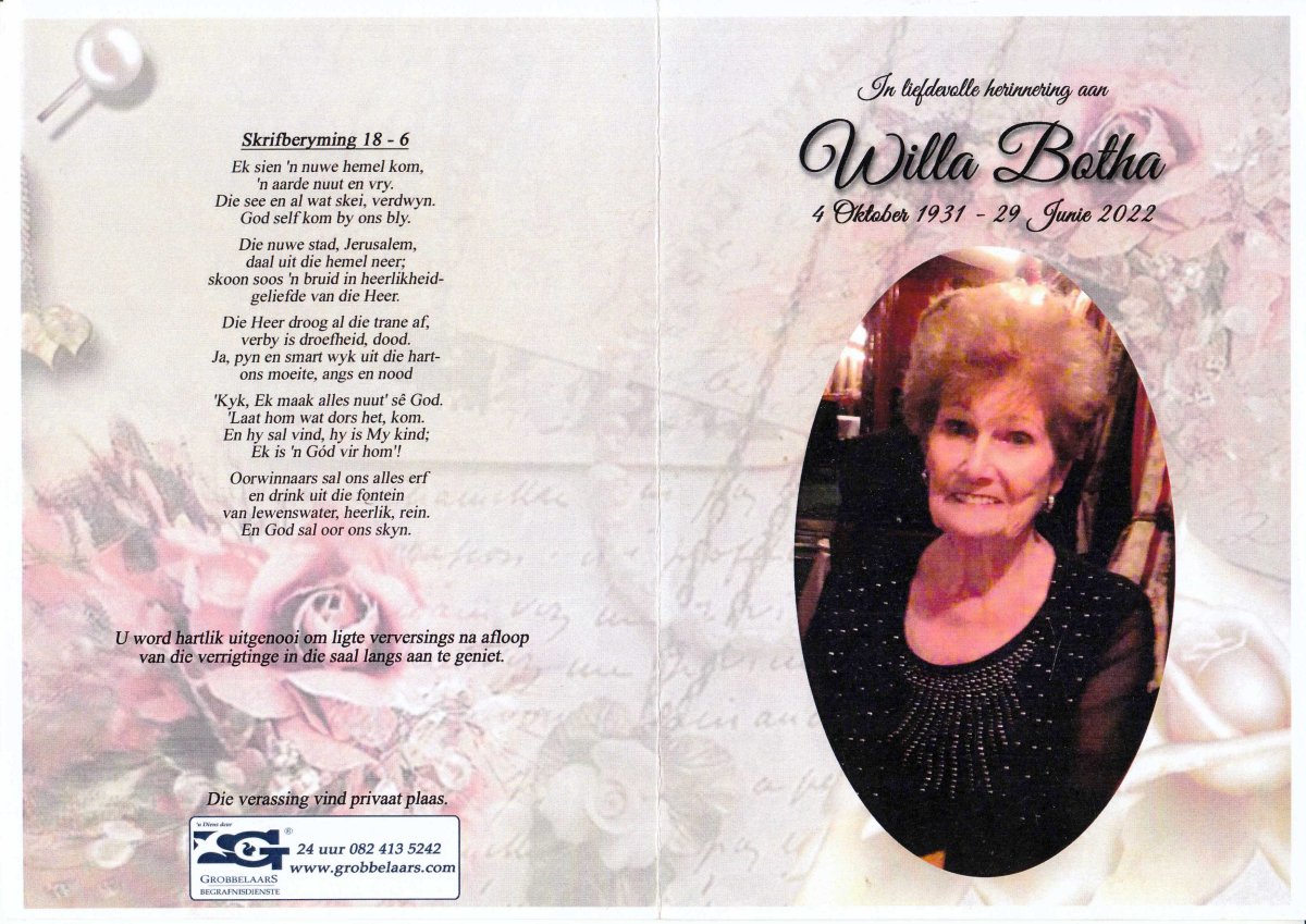 BOTHA-Wilhelmiena-Cornelia-Nn-Willa-1931-2022-F-01