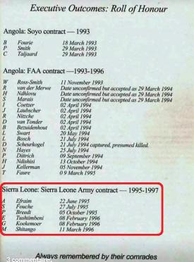 BREEDT-P-0000-1995-ExecutiveOutcomes.RollOfHonour.SierraLeone.ArmyContract1995.1997-M