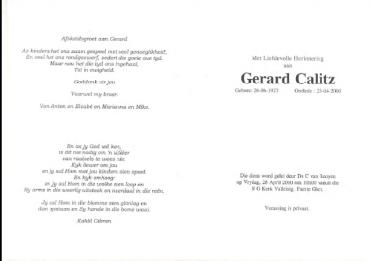 CALITZ-Gerard-1927-2000-M