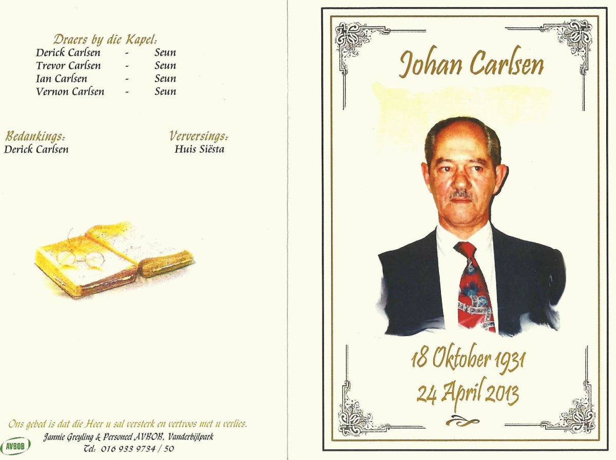 CARLSEN-Johannes-Jacobus-Nn-Johan-1931-2013-M_1