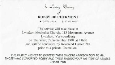 CHERMONT-DE-Robby-1942-1994-M-99