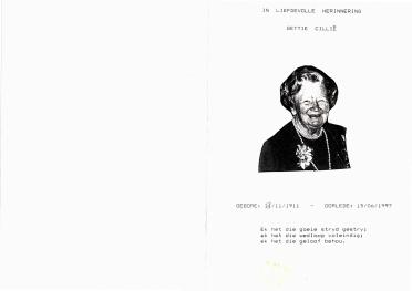 CILLIÉ-Elizabeth-Frederika-Nn-Bettie-1911-1997-F-1