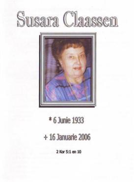 CLAASSEN-Surnames-Vanne