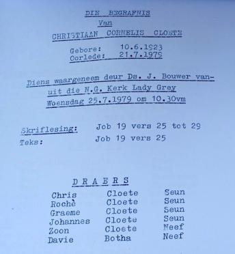 CLOETE-Christiaan-Cornelis-1923-1979-M