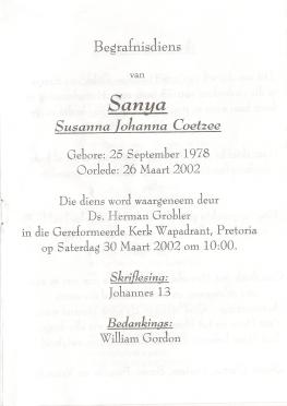 COETZEE-Susanna-Johanna-Nn-Sanya-1978-2002-F