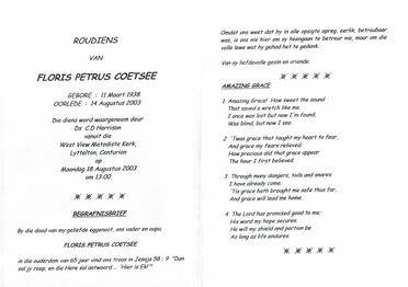 COETZEE-Floris-Petrus-1938-2003-M