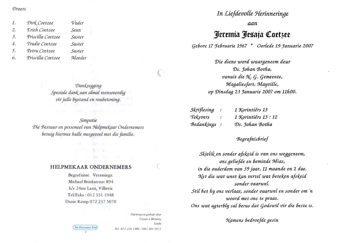 COETZEE-Jeremia-Jesaja-1967-2007-M_01