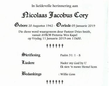 CORY-Nicolaas-Jacobus-Nn-Nic-1942-2019-M-98