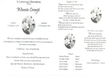CRONJE---CRONJÉ-Surnames-Vanne