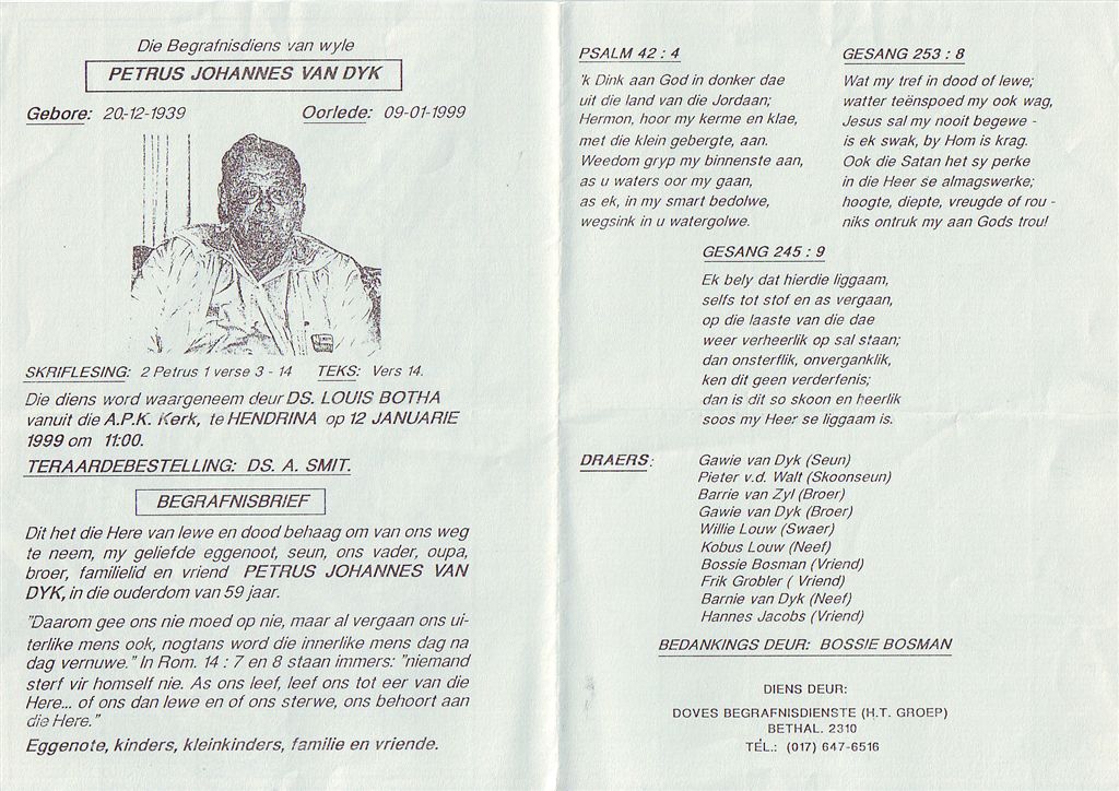 DYK-VAN-Petrus-Johannes-1939-1999-M_1