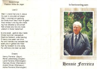 FERREIRA-Hendrik-Cornelius-Nn-Hennie-1938-2009-M