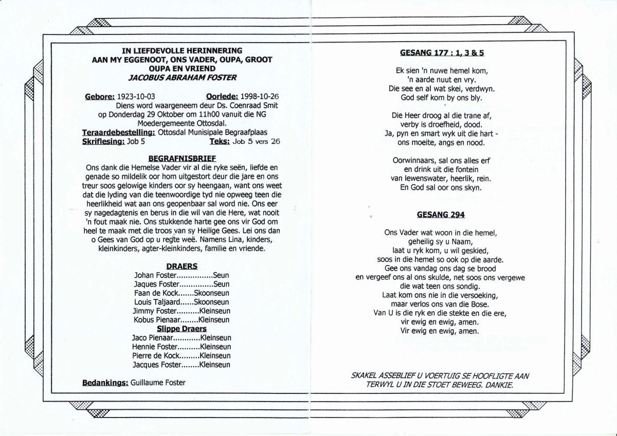 FOSTER-Jacobus-Abraham-1923-1998-M-02