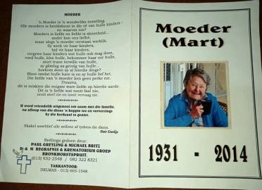 FRONEMAN-Martha-Elizabeth-Nn-Mart.MoederMart-1931-2014-F