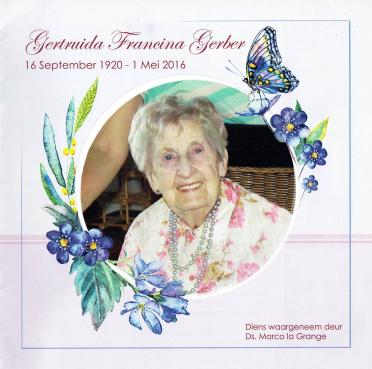 GERBER-Gertruida-Francina-Nn-Viensie-1920-2016-F