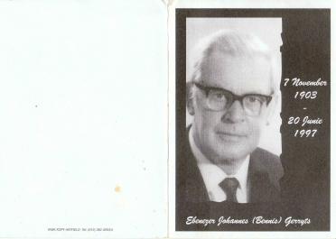 GERRYTS-Ebenezer-Johannes-Nn-Bennis-1903-1997-M