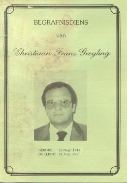 GREYLING-Christiaan-Frans-Nn-Chris-1945-1998-M
