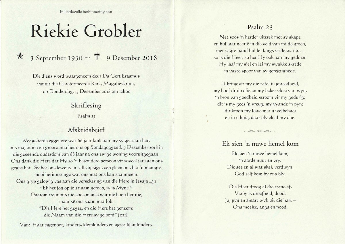 GROBLER-Riekie-1930-2018-F-02