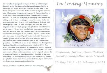 GROBLER-Surnames-Vanne