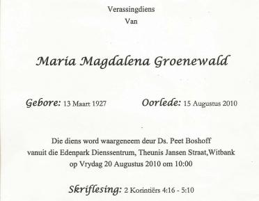 GROENEWALD-Maria-Magdalena-1927-2010-F