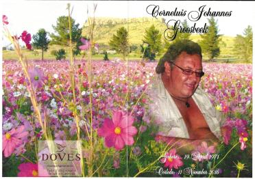 GROESBEEK-Cornelius-Johannes-Nn-Johannes-1971-2016-M