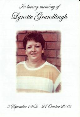 GRUNDLINGH-Lynette-1962-2013-F