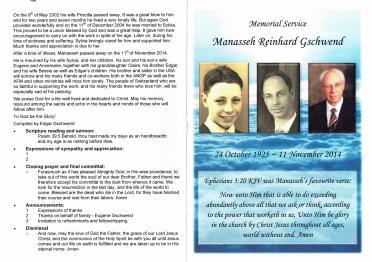 GSCHWEND-Manasseh-Reinhard-Nn-Manasseh-1925-2014-M