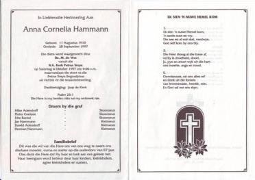 HAMMANN-Anna-Cornelia-nee-Mohr-1910-1997-F