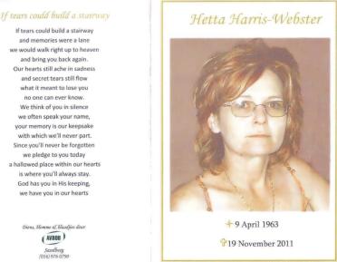 HARRIS.WEBSTER-Surnames-Vanne