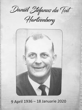 HARTZENBERG-Daniël-Stephanus-DuToit-1936-2020-M
