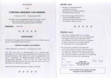HEERDEN-VAN-Christina-Hendrina-1920-2004-F