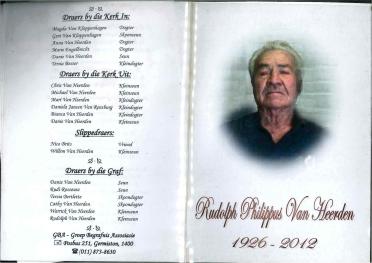 HEERDEN-VAN-Rudolph-Philippus-1926-2012-M