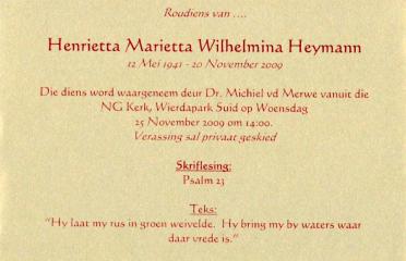 HEYMANN-Henrietta-Marietta-Wilhelmina-Nn-Hettie-nee-Arangies-1941-2009-F_2