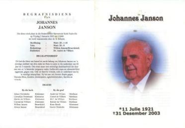 JANSON-Surnames-Vanne