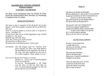 JOOSTE-Daniela-Levina-nee-Venter-1917-2002-F