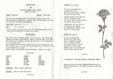 JOUBERT-Christina-Johanna-Nn-Joey-nee-Goussard-1913-1996-F