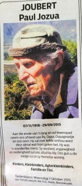 JOUBERT-Paul-Jozua-1918-2015-M