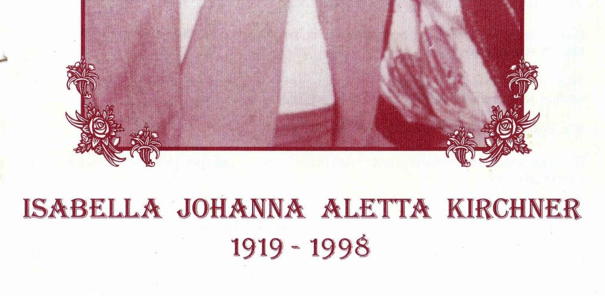 KIRCHNER-Isabella-Johanna-Aletta-Nn-Bella-1919-1998-F_2