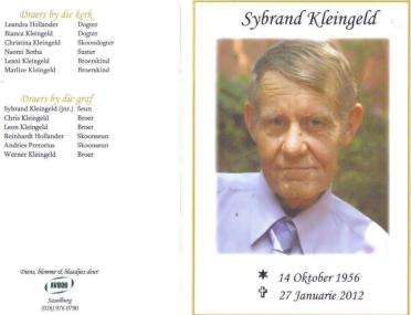 KLEINGELD-Surnames-Vanne