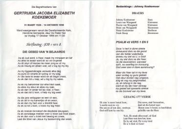 KOEKEMOER-Gertruida-Jacoba-Elizabeth-1928-1998-F