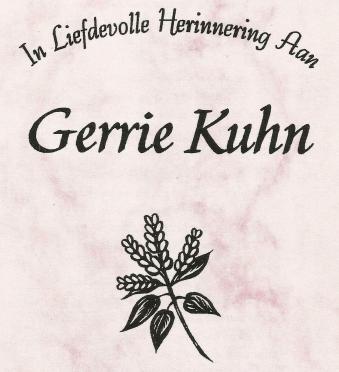 KUHN-Gerrie-1923-2003-M