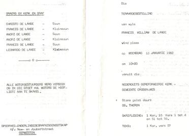 LANGE-DE-Francis-William-1909-1982-M