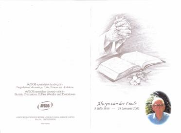 LINDE-VAN-DER-Johannes-Alwyn-Nn-Alwyn-1916-2002-M