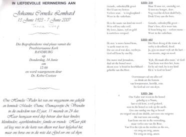 LOMBARD-Johanna-Cornelia-Nn-TannieJoep-1923-2007-F