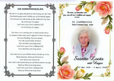 LOOTS-Suzette-nee-Hager-Nn-Suzette.OumaZet-1939-2025-F