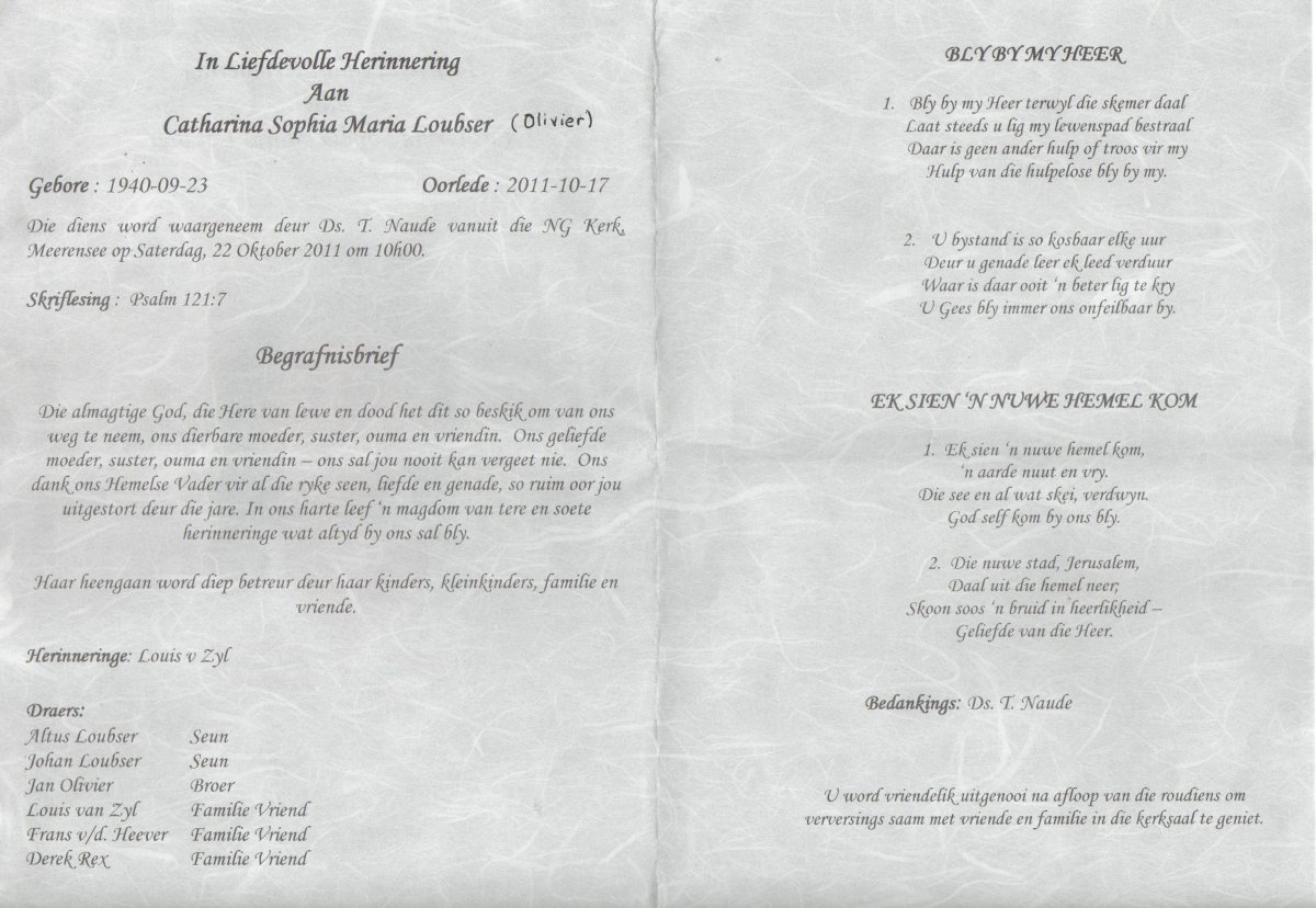 LOUBSER-Catharina-Sophia-Maria-nee-Olivier-1940-2011-F_2