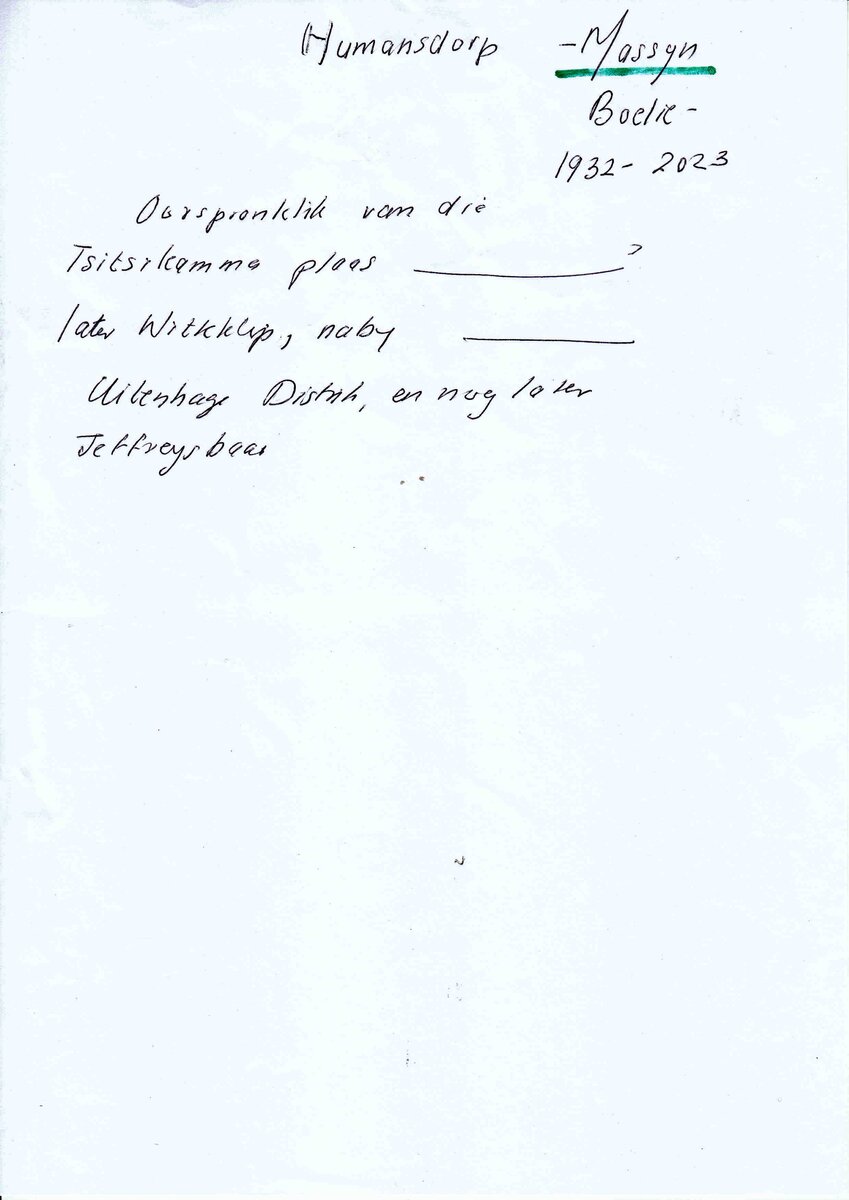 MASSYN-Cornelius-VanDerWatt-Nn-Boelie-1932-2023-M-104